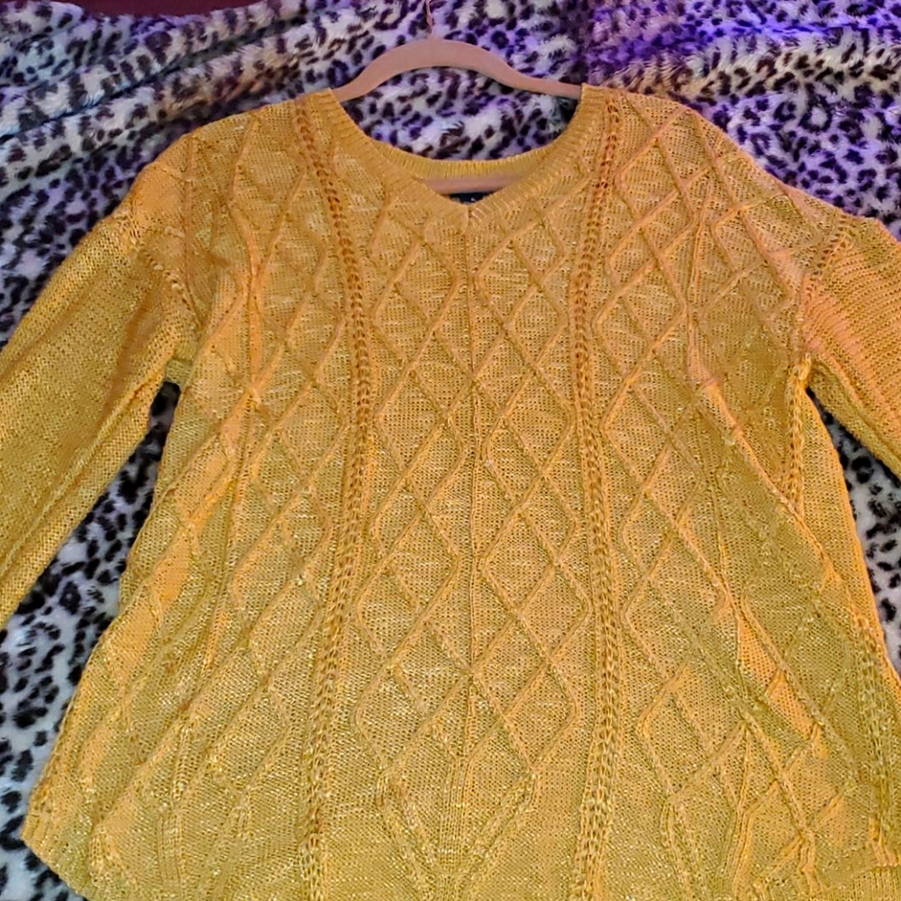 Rue21 New Cardigan Sweater Mustard Yellow